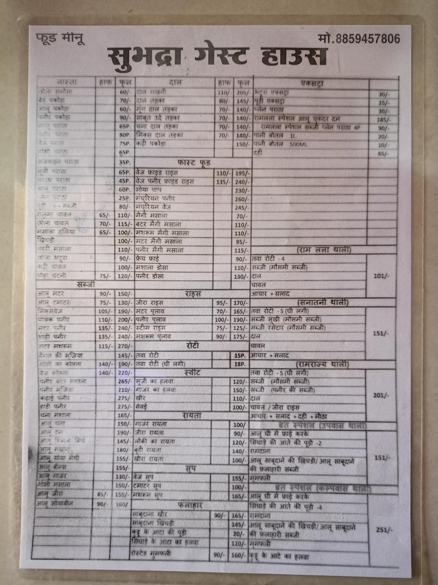 Guest house सुभद्रा Ayodhya