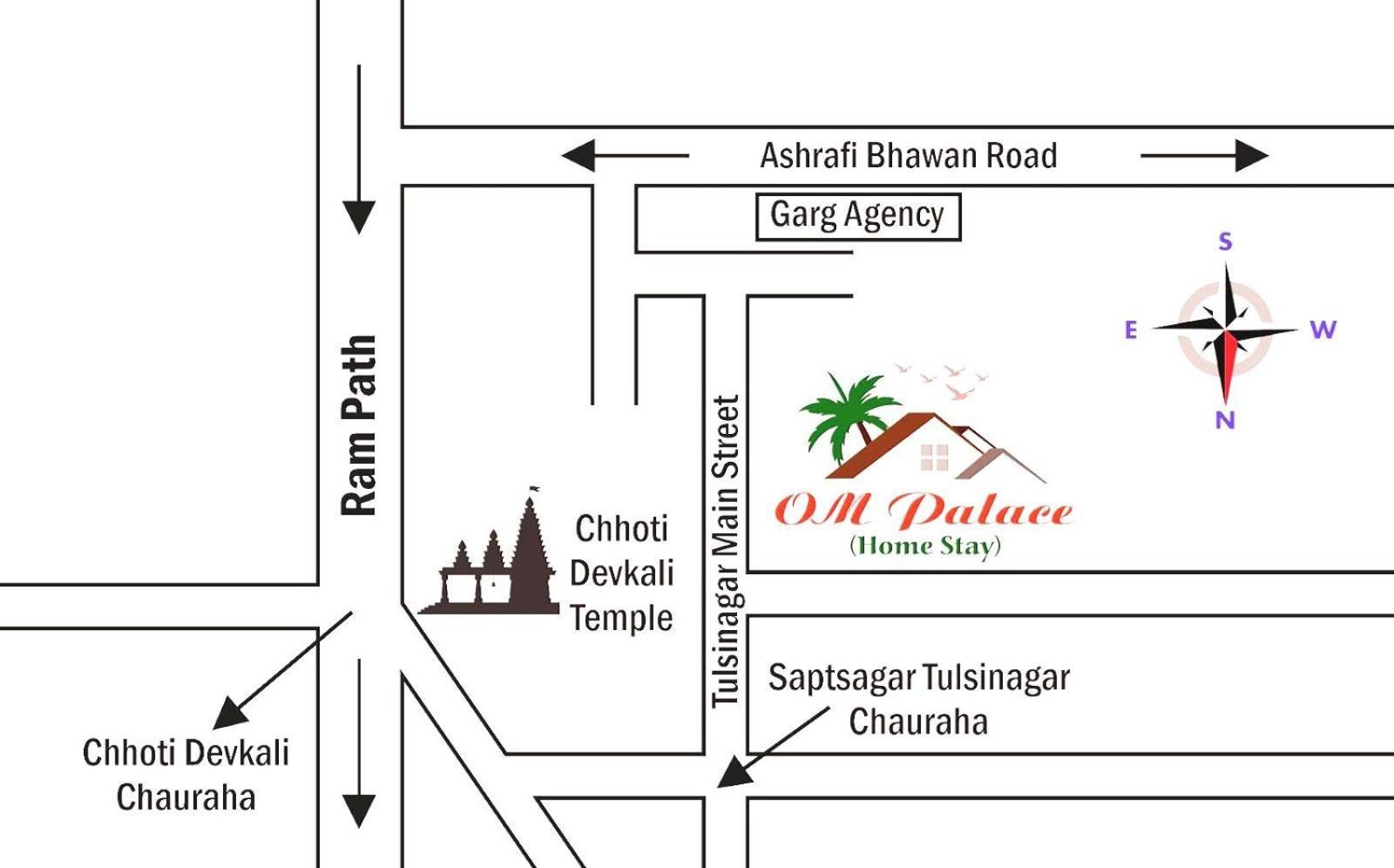 Om Palace Guest House Ayodhya Dhaam -Ac & Non Ac Rooms